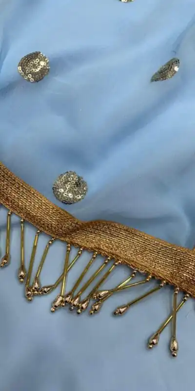 RTC 5373 Sky Blue Top : Georgette Sharara : Georgette Work : Embroidery With Sequence Wedding, Party, Festive,@2249/- Only | Salwar suit, Designer Suits, Casual Suits, Creative suits, Palazzo Suits, Party Wear Suits, Straight Suits