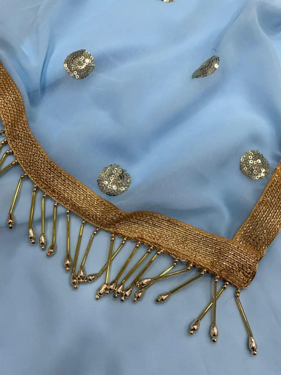 RTC 5373 Sky Blue Top : Georgette Sharara : Georgette Work : Embroidery With Sequence Wedding, Party, Festive,@2249/- Only | Salwar suit, Designer Suits, Casual Suits, Creative suits, Palazzo Suits, Party Wear Suits, Straight Suits