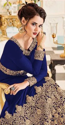  FC Veeda Navy Blue Color Georgette Coding Embroidery Stone  Work Anarkali Suit Wedding, Party, Festive events, etc. Expected Delivery  4-6 Working Days @1999/ | Anarkali Suits, Bollywood Anarkali, Creative-Anarkali, Designer Anarkali, Embroidered Anarkali, Party Wear Anarkali
