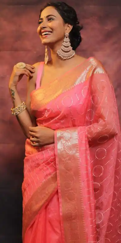 MS 438 Red Color Nylon Organza Jacquard Multi Embroidered Saree Casual, Party Wear, Wedding, Events, Etc. Expected Delivery 4-6 Working Days 1599/- | Sarees, Bollywood Sarees, Creative Sarees, Designer Sarees, Embroidered Sarees, Ethnic Saree, Modern Digital sarees, Party Wear Sarees