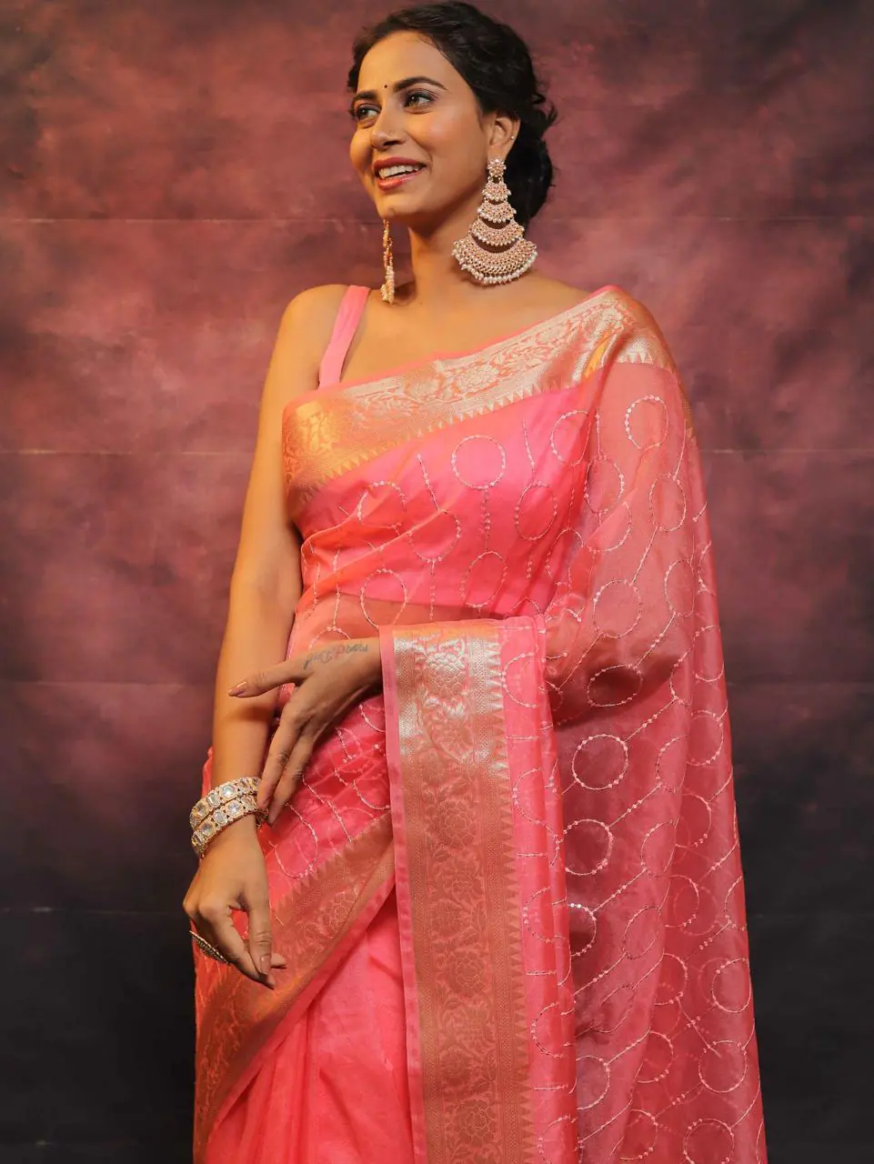 MS 438 Red Color Nylon Organza Jacquard Multi Embroidered Saree Casual, Party Wear, Wedding, Events, Etc. Expected Delivery 4-6 Working Days 1599/- | Sarees, Bollywood Sarees, Creative Sarees, Designer Sarees, Embroidered Sarees, Ethnic Saree, Modern Digital sarees, Party Wear Sarees