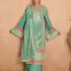 Beautiful Green Color Chinon Coding Embroidery Salwar Suit