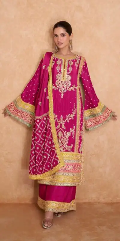 FC 7406 Pink Color Chinon Coding Embroidery Anarkali Suit Wedding, Party, Festive events, etc. Expected Delivery 4-6 Working Days @2849/ | Jump Suits, Salwar suit, Designer Suits, Casual Suits, Creative suits, Palazzo Suits, Party Wear Suits