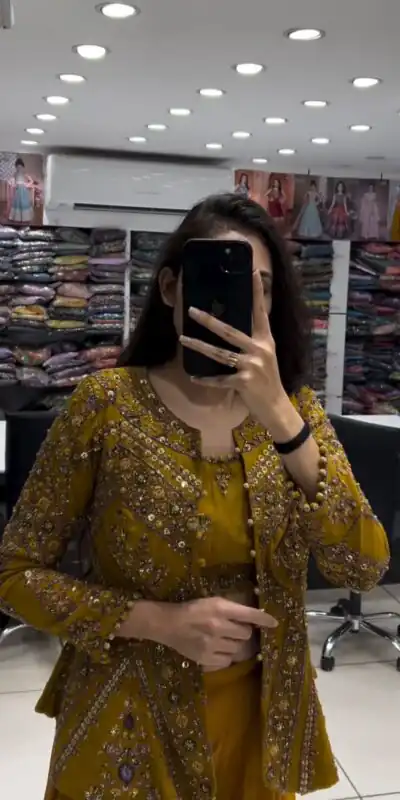 RTC 5651 Yellow Color Foix Georgette Thread Sequence Salwar Suit Casual, Wedding, Party, Festive, Events Etc. Expected Delivery 4-6 Working Days @2149/- | Jump Suits, Salwar suit, Designer Suits, Casual Suits, Creative suits, Palazzo Suits, Party Wear Suits, Patiala Suits, Straight Suits