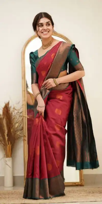 DDF 115 Red Color Soft Lichi Silk Ordinary Design Rich Pallu Saree Casual, Party Wear, Events, Festivals Etc. Expected Delivery 4-6 Working Days 1499/ | Sarees, Bollywood Sarees, Creative Sarees, Designer Sarees, Embroidered Sarees, Ethnic Saree, Modern Digital sarees, Party Wear Sarees