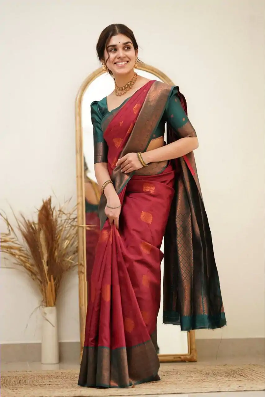 DDF 115 Red Color Soft Lichi Silk Ordinary Design Rich Pallu Saree Casual, Party Wear, Events, Festivals Etc. Expected Delivery 4-6 Working Days 1499/ | Sarees, Bollywood Sarees, Creative Sarees, Designer Sarees, Embroidered Sarees, Ethnic Saree, Modern Digital sarees, Party Wear Sarees