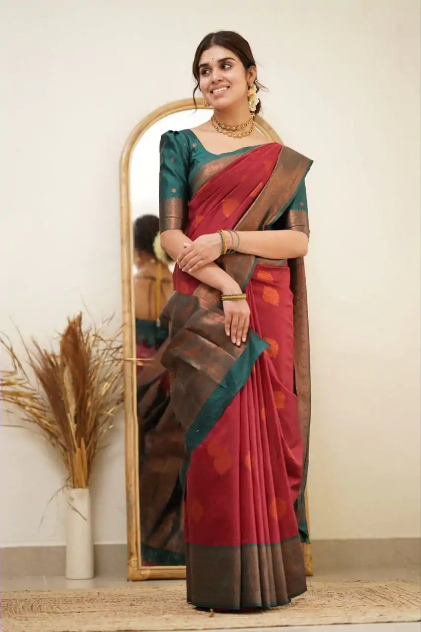 DDF 115 Red Color Soft Lichi Silk Ordinary Design Rich Pallu Saree Casual, Party Wear, Events, Festivals Etc. Expected Delivery 4-6 Working Days 1499/ | Sarees, Bollywood Sarees, Creative Sarees, Designer Sarees, Embroidered Sarees, Ethnic Saree, Modern Digital sarees, Party Wear Sarees