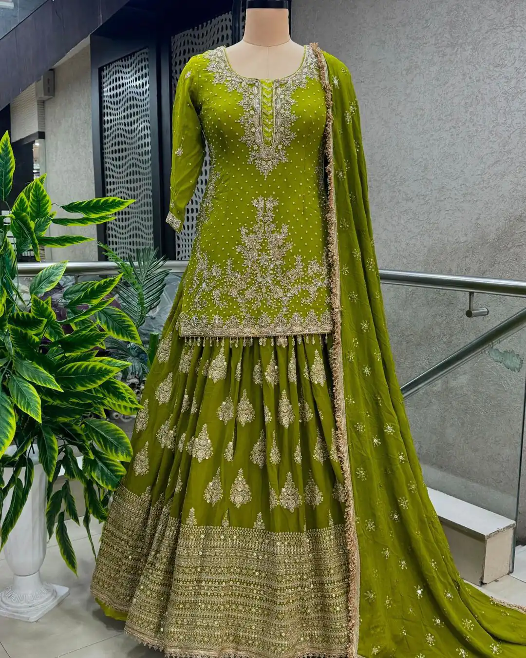 NSR 806 Pista Green Color Pure Chinnon Silk Embroidery Lehenga Choli Casual, Party Festive, Events Etc. Expected Delivery 4-6 Working Days @2199/- | Lehenga, Bollywood Lehenga, Creative Lehenga, Designer Lehenga, Embroidered Lehenga, Party Wear Lehenga, Straight Suits