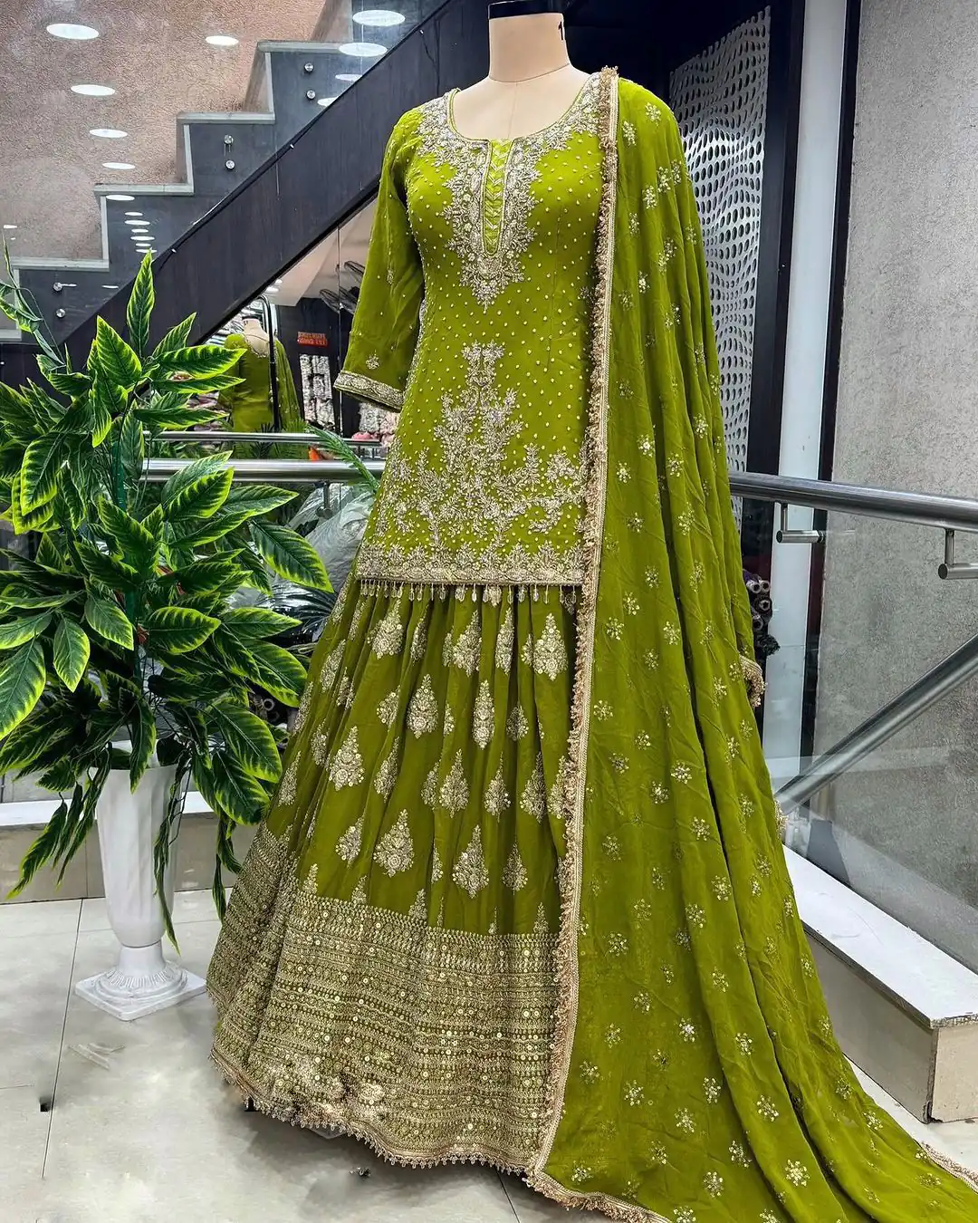 NSR 806 Pista Green Color Pure Chinnon Silk Embroidery Lehenga Choli Casual, Party Festive, Events Etc. Expected Delivery 4-6 Working Days @2199/- | Lehenga, Bollywood Lehenga, Creative Lehenga, Designer Lehenga, Embroidered Lehenga, Party Wear Lehenga, Straight Suits