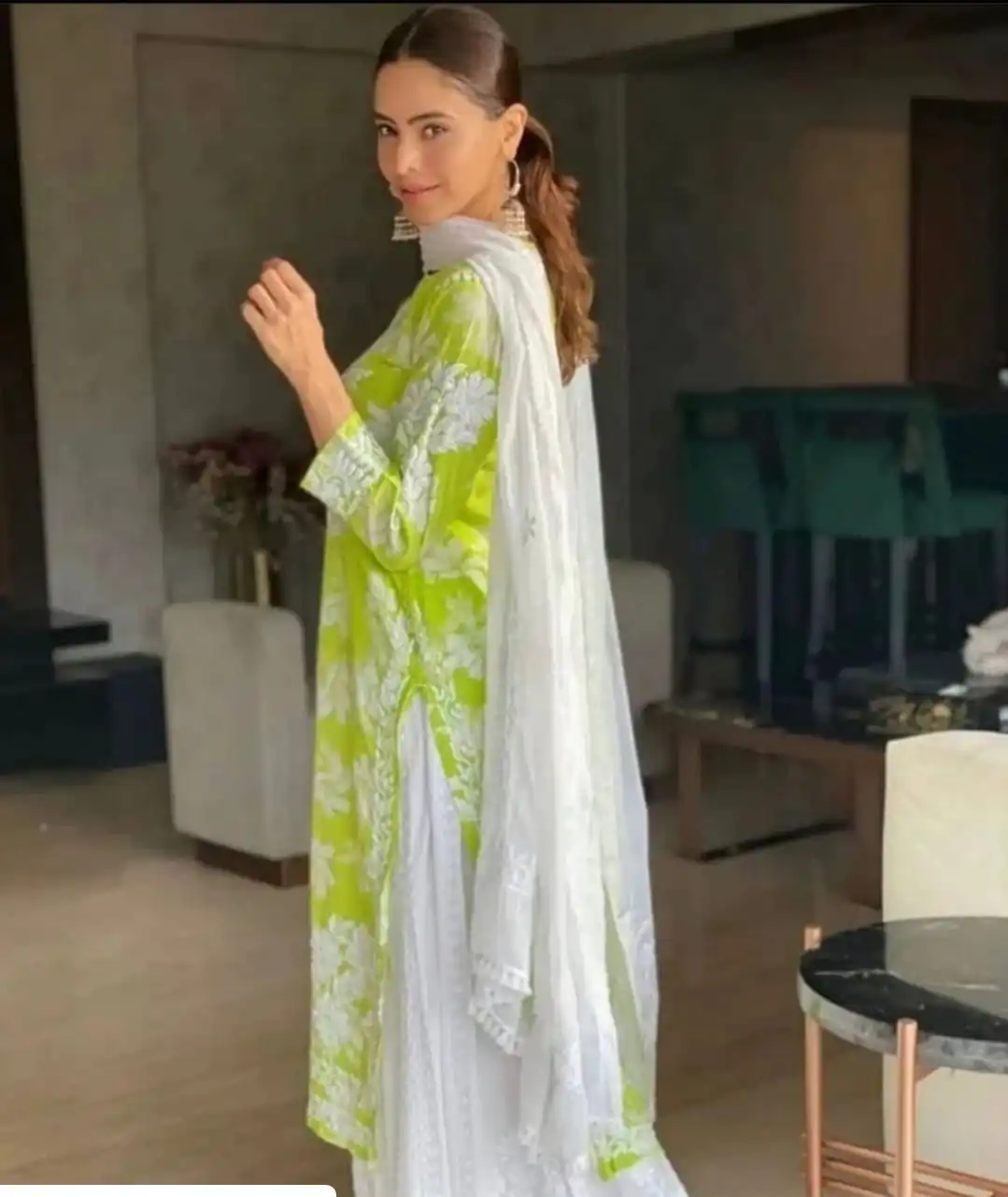 ST 150 Green Color Foix Georgette Fancy Digital Printed Salwar Suit Casual, Wedding, Party, Festive, Events Etc. Expected Delivery 4-6 Working Days @1750/- | Jump Suits, Salwar suit, Designer Suits, Casual Suits, Creative suits, Palazzo Suits, Party Wear Suits, Patiala Suits, Straight Suits