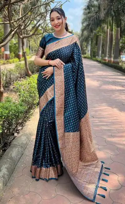 MS 436 Peacock Green Color Soft Lichi Silk Border And Rich Pallu Saree Casual, Party Wear, Wedding, Events, Etc. Expected Delivery 4-6 Working Days 1399/- | Sarees, Bollywood Sarees, Creative Sarees, Designer Sarees, Embroidered Sarees, Ethnic Saree, Modern Digital sarees, Party Wear Sarees