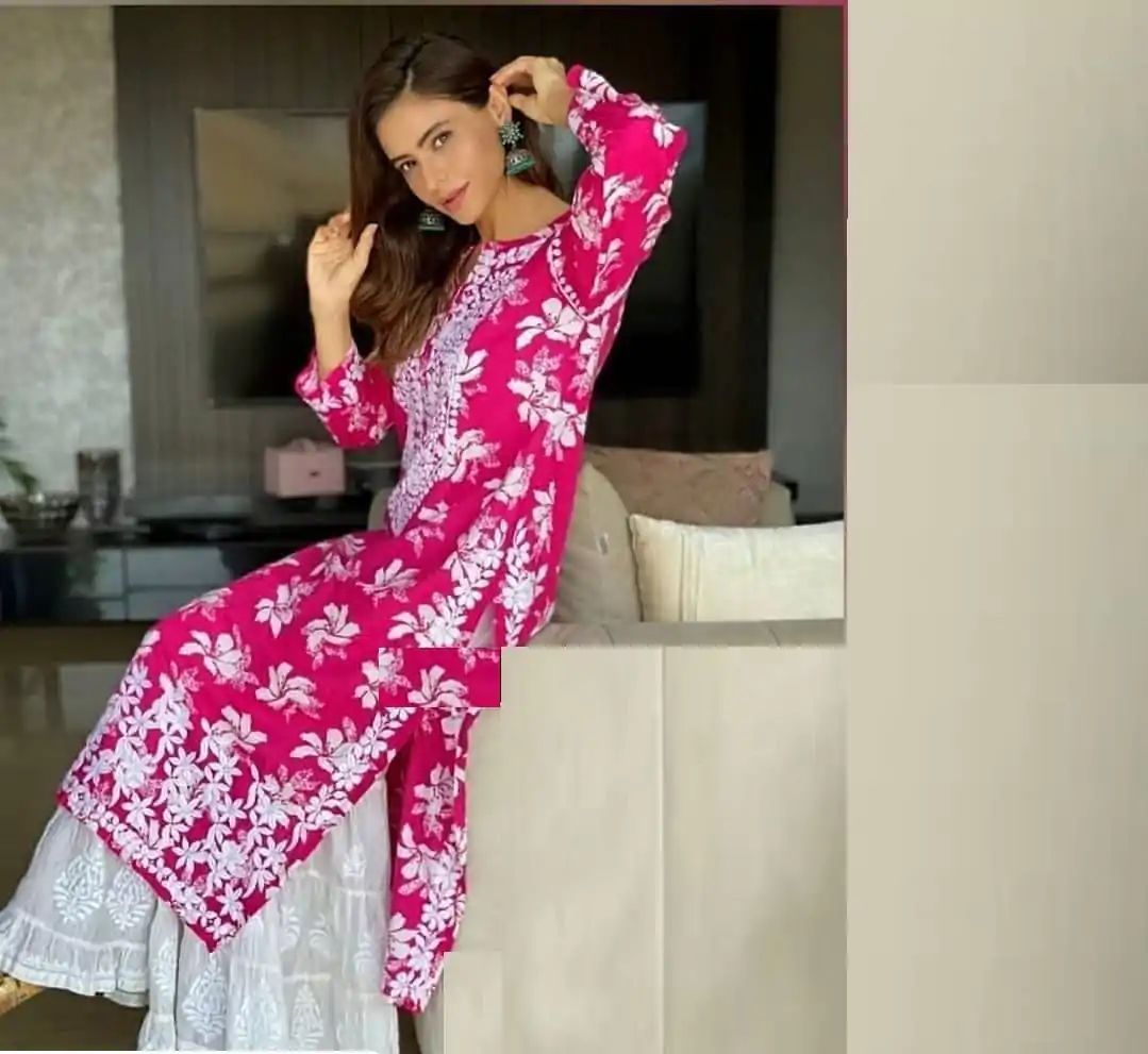 ST 150 Pink Color Foix Georgette Fancy Digital Printed Salwar Suit Casual, Wedding, Party, Festive, Events Etc. Expected Delivery 4-6 Working Days @1750/- | Jump Suits, Salwar suit, Designer Suits, Casual Suits, Creative suits, Palazzo Suits, Party Wear Suits, Patiala Suits, Straight Suits