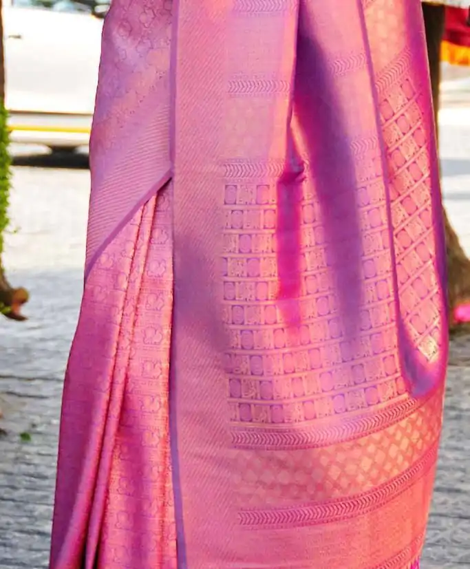 KP 5054  Pink Color Soft Lichi Silk Jacquard Rich Pallu Saree Casual, Party Wear, Wedding, Events Etc. Expected Delivery 4-6 Working Days @1349/- | Sarees, Bollywood Sarees, Creative Sarees, Designer Sarees, Embroidered Sarees, Ethnic Saree, Modern Digital sarees, Party Wear Sarees