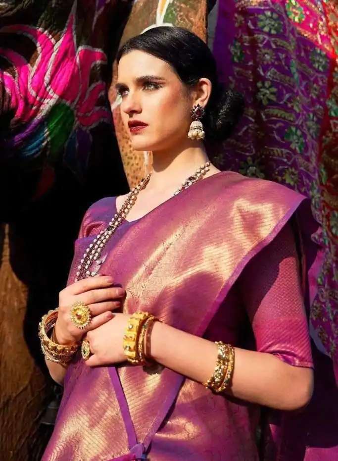 KP 5054  Pink Color Soft Lichi Silk Jacquard Rich Pallu Saree Casual, Party Wear, Wedding, Events Etc. Expected Delivery 4-6 Working Days @1349/- | Sarees, Bollywood Sarees, Creative Sarees, Designer Sarees, Embroidered Sarees, Ethnic Saree, Modern Digital sarees, Party Wear Sarees