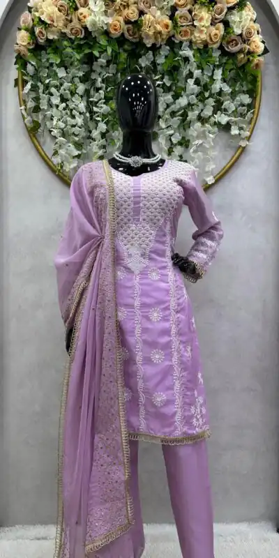  RTC 5689 Purple Color Tabby Organza Thread Sequence Work Kurti Casual, Wedding, Party, Festive, Events Etc. Expected Delivery 4-6 Working Days @1999/- | Kurti, Bollywood Kurti, Creative Kurtis, Designer Kurti, Party Wear Kurti, Selfie Kurti