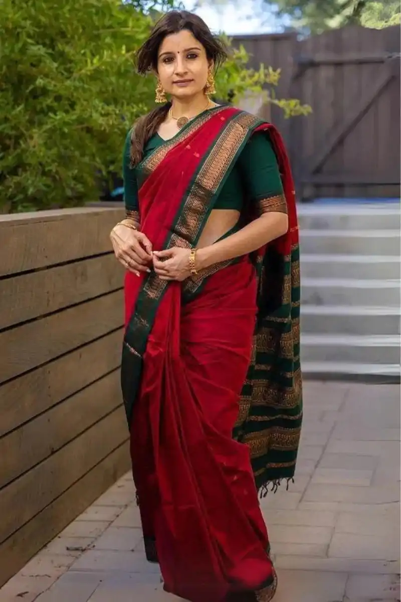 KP - 5044 Red Color Soft Lichi Silk Jacquard On All Over Saree Casual, Party Wear, Wedding, Events Etc. Expected Delivery 4-6 Working Days @1449/- | Sarees, Bollywood Sarees, Creative Sarees, Designer Sarees, Embroidered Sarees, Ethnic Saree, Modern Digital sarees, Party Wear Sarees