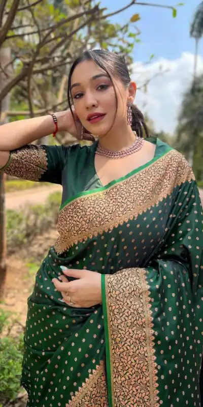 MS 436 Stone Green Color Soft Lichi Silk Border And Rich Pallu Saree Casual, Party Wear, Wedding, Events, Etc. Expected Delivery 4-6 Working Days 1399/- | Sarees, Bollywood Sarees, Creative Sarees, Designer Sarees, Embroidered Sarees, Ethnic Saree, Modern Digital sarees, Party Wear Sarees