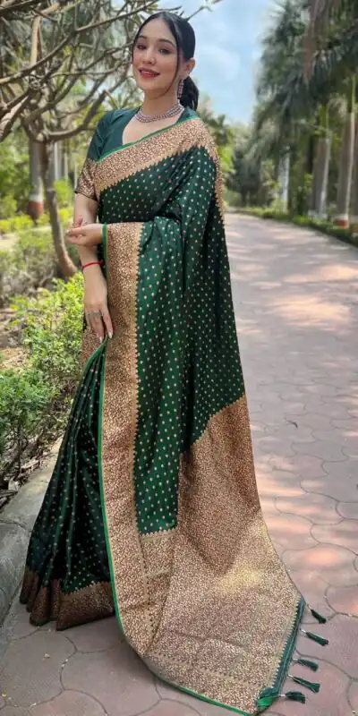 MS 436 Stone Green Color Soft Lichi Silk Border And Rich Pallu Saree Casual, Party Wear, Wedding, Events, Etc. Expected Delivery 4-6 Working Days 1399/- | Sarees, Bollywood Sarees, Creative Sarees, Designer Sarees, Embroidered Sarees, Ethnic Saree, Modern Digital sarees, Party Wear Sarees
