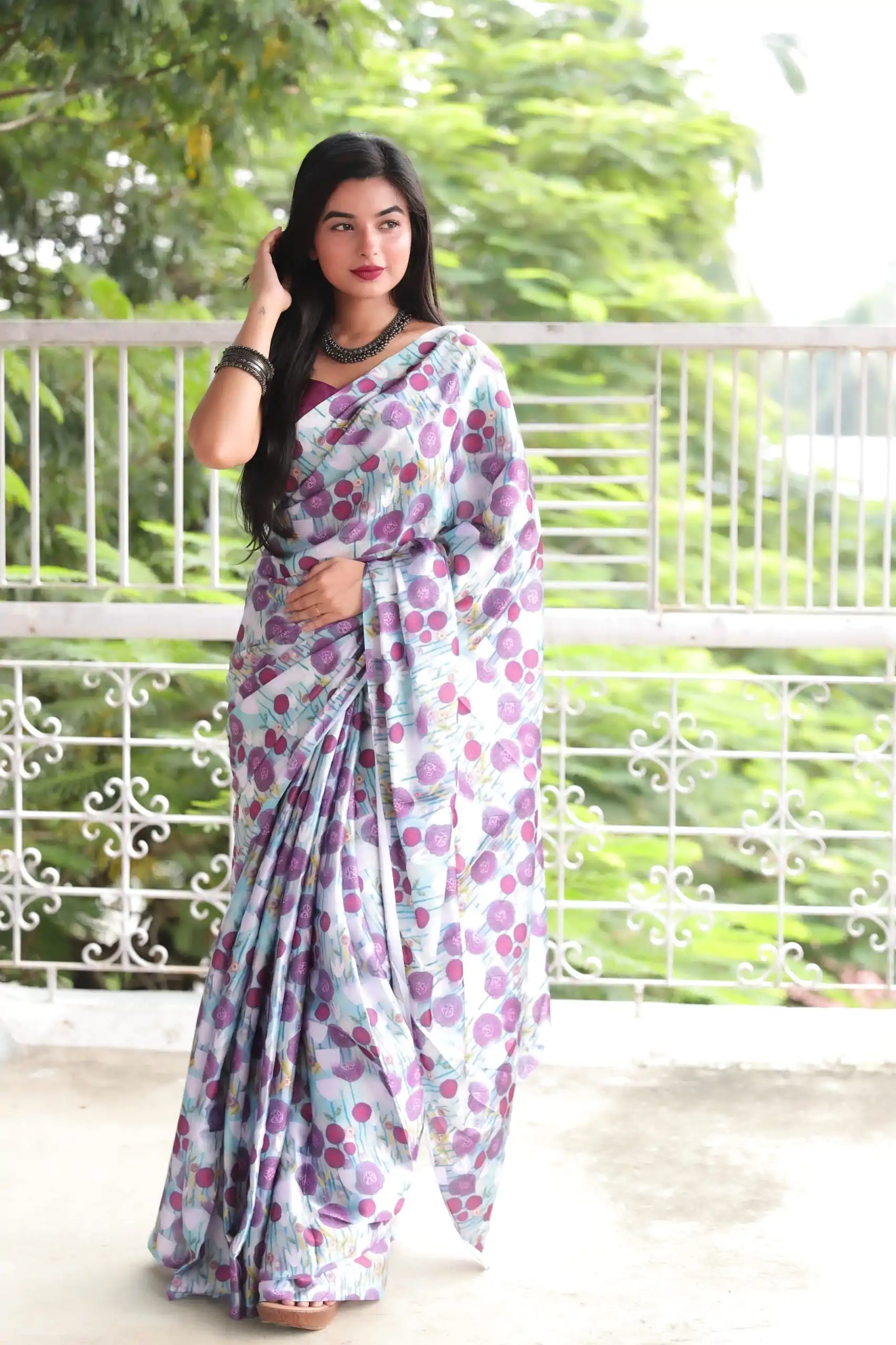 Veechis 105 Light Purple Heavy Devsena Soft Silk Saree Digital Print Saree Casual, Party , Festive, Events Etc. Expected Delivery 4-6 Working Days @1499/- | Sarees, Bollywood Sarees, Creative Sarees, Designer Sarees, Embroidered Sarees, Modern Digital sarees, Party Wear Sarees