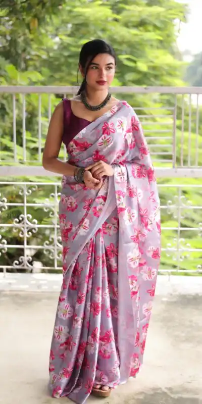 Veechis 105 Peach Heavy Devsena Soft Silk Saree Digital Print Saree Casual, Party , Festive, Events Etc. Expected Delivery 4-6 Working Days @1499/- | Sarees, Bollywood Sarees, Creative Sarees, Designer Sarees, Embroidered Sarees, Modern Digital sarees, Party Wear Sarees