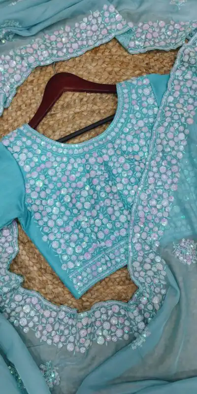 SF Salaar 263 Blue Color Pure Soft Tabby Organza Butta Nd Work Saree Casual, Wedding, Festive, Events Etc. Expected Delivery  4-6 Working Days @2149/- | Sarees, Bollywood Sarees, Creative Sarees, Designer Sarees, Embroidered Sarees, Ethnic Saree, Modern Digital sarees, Party Wear Sarees