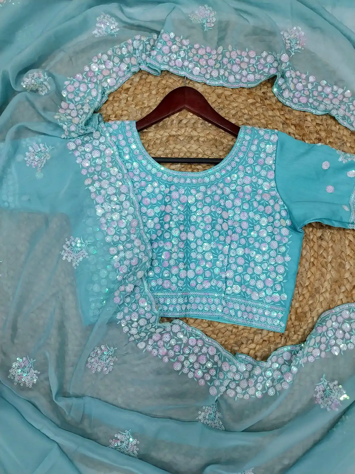 SF Salaar 263 Blue Color Pure Soft Tabby Organza Butta Nd Work Saree Casual, Wedding, Festive, Events Etc. Expected Delivery  4-6 Working Days @2149/- | Sarees, Bollywood Sarees, Creative Sarees, Designer Sarees, Embroidered Sarees, Ethnic Saree, Modern Digital sarees, Party Wear Sarees