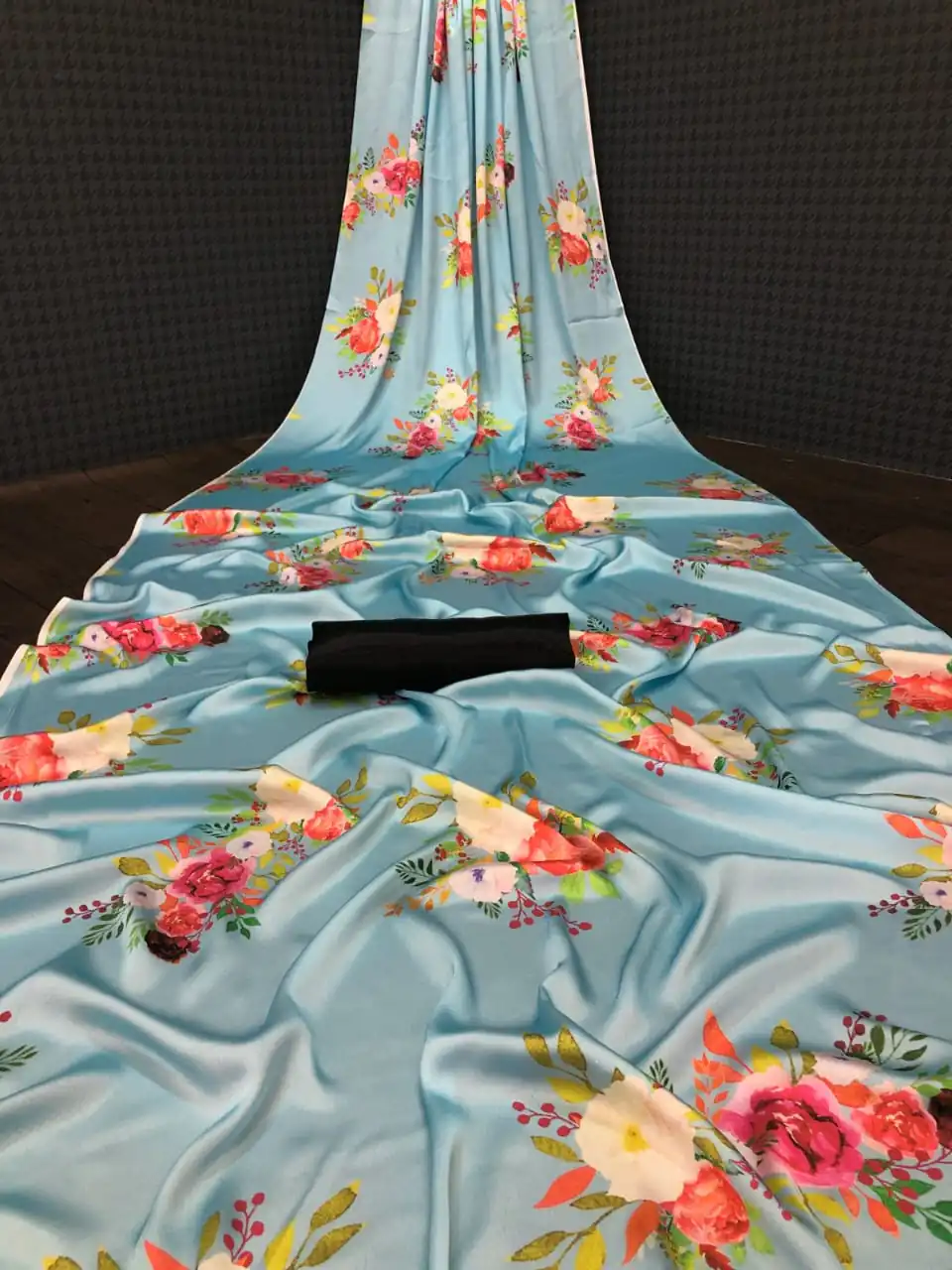 Veechis AROHI Icy Blue Color Heavy Devsena Soft Silk Saree Digital Print Saree Casual, Party Festive, Events Etc. Expected Delivery 4-6 Working Days @1499 | Sarees, Bollywood Sarees, Creative Sarees, Designer Sarees, Embroidered Sarees, Modern Digital sarees, Party Wear Sarees