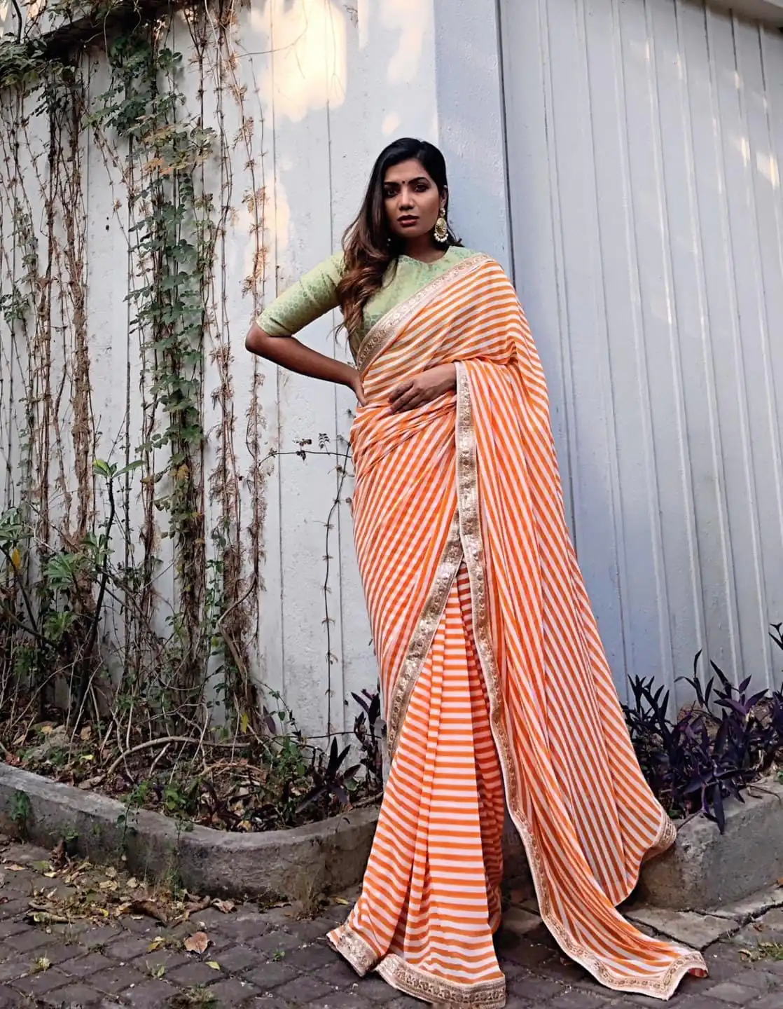 JR 525 Orange Color Printed Georgette Embroidery Work Saree Casual, Wedding, Festive, Events . Expected Delivery  4-6 Working Days @1549/- | Sarees, Bollywood Sarees, Creative Sarees, Designer Sarees, Embroidered Sarees, Ethnic Saree, Modern Digital sarees, Party Wear Sarees