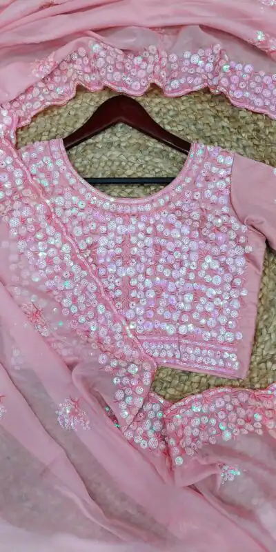 SF Salaar 263 Pink Color Pure Soft Tabby Organza Butta Nd Work Saree Casual, Wedding, Festive, Events Etc. Expected Delivery  4-6 Working Days @2149/- | Sarees, Bollywood Sarees, Creative Sarees, Designer Sarees, Embroidered Sarees, Ethnic Saree, Modern Digital sarees, Party Wear Sarees