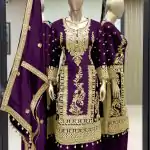 SRK 5146 Purple Color Pure Chinnon Silk Embroidery Coding Dori Salwar Suit Wedding, Party, Festive, Events Expected Delivery 4-6 Working Days @ 2199/- | Jump Suits, Salwar suit, Designer Suits, Casual Suits, Creative suits, Palazzo Suits, Party Wear Suits, Patiala Suits, Straight Suits