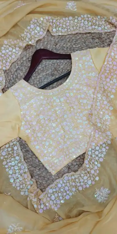 SF Salaar 263 Yellow Color Pure Soft Tabby Organza Butta Nd Work Saree Casual, Wedding, Festive, Events Etc. Expected Delivery  4-6 Working Days @2149/- | Sarees, Bollywood Sarees, Creative Sarees, Designer Sarees, Embroidered Sarees, Ethnic Saree, Modern Digital sarees, Party Wear Sarees