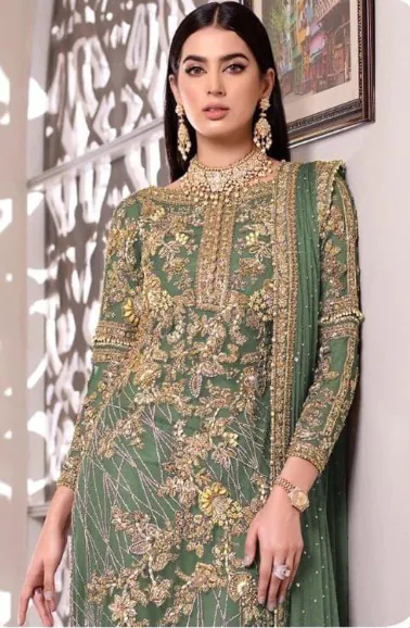 Ds 455 Green Color Net Embroidery Diamond Work Sharara Suit With Diamond Work    Wedding, Party, Festive, Events Etc. Expected Delivery 4-6 Working Days @1949/ | Salwar suit, Designer Suits, Casual Suits, Creative suits, Palazzo Suits, Party Wear Suits, Straight Suits