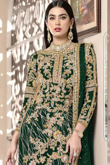 Ds 455 Stone Green Color Net Embroidery Diamond Sharara Suit With Diamond Work Wedding, Party, Festive, Events Etc. Expected Delivery 4-6 Working Days @1949 | Salwar suit, Designer Suits, Casual Suits, Creative suits, Palazzo Suits, Party Wear Suits, Straight Suits
