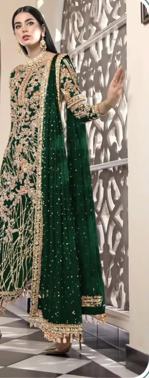Ds 455 Stone Green Color Net Embroidery Diamond Sharara Suit With Diamond Work Wedding, Party, Festive, Events Etc. Expected Delivery 4-6 Working Days @1949 | Salwar suit, Designer Suits, Casual Suits, Creative suits, Palazzo Suits, Party Wear Suits, Straight Suits
