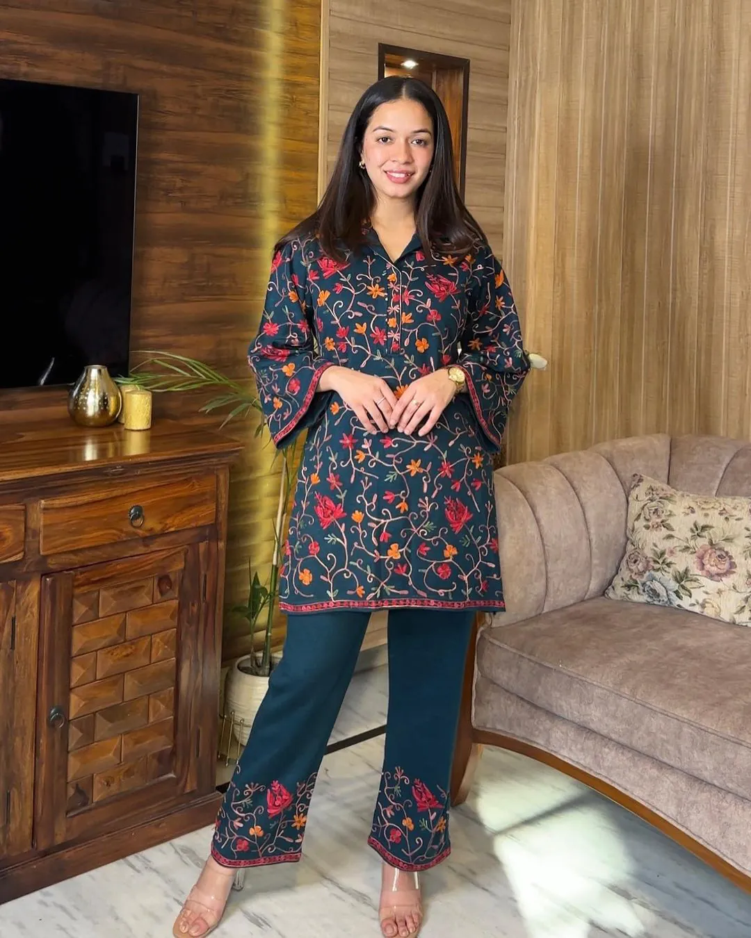 KD 1436  Navy Blue Color Rayon Embroidery Work Salwar Suit Casual, Party, Festive, Events Etc.  Expected Delivery 4-6 Working Days @1899 /- | Jump Suits, Salwar suit, Designer Suits, Casual Suits, Creative suits, Palazzo Suits, Party Wear Suits, Patiala Suits, Straight Suits