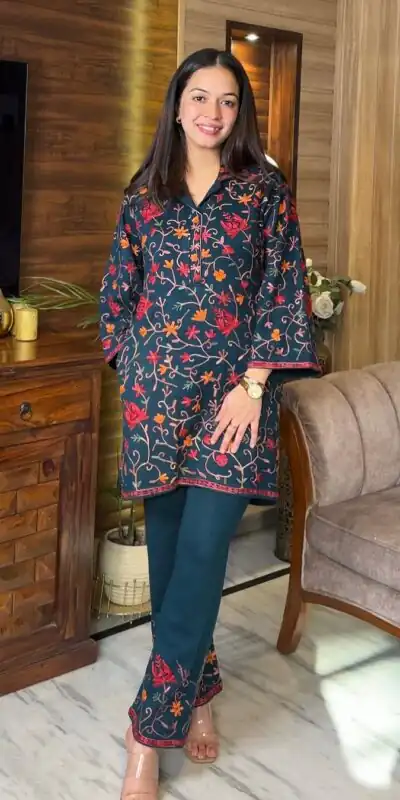 KD 1436 Navy Blue Color Rayon Embroidery Work Salwar Suit Casual, Party, Festive, Events Etc. Expected Delivery 4-6 Working Days @1899 /- | Jump Suits, Salwar suit, Designer Suits, Casual Suits, Creative suits, Palazzo Suits, Party Wear Suits, Patiala Suits, Straight Suits