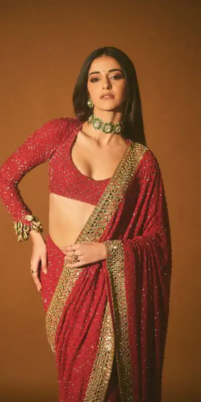 BT-377  Red  Color Georgette Fancy Embroidery Thread With Sequence Work  Saree Casual, Party Wear, Traditional Wear, Wedding Wear, Events Etc.@1999/- | Sarees, Bollywood Sarees, Creative Sarees, Designer Sarees, Ethnic Saree, Modern Digital sarees, Party Wear Sarees