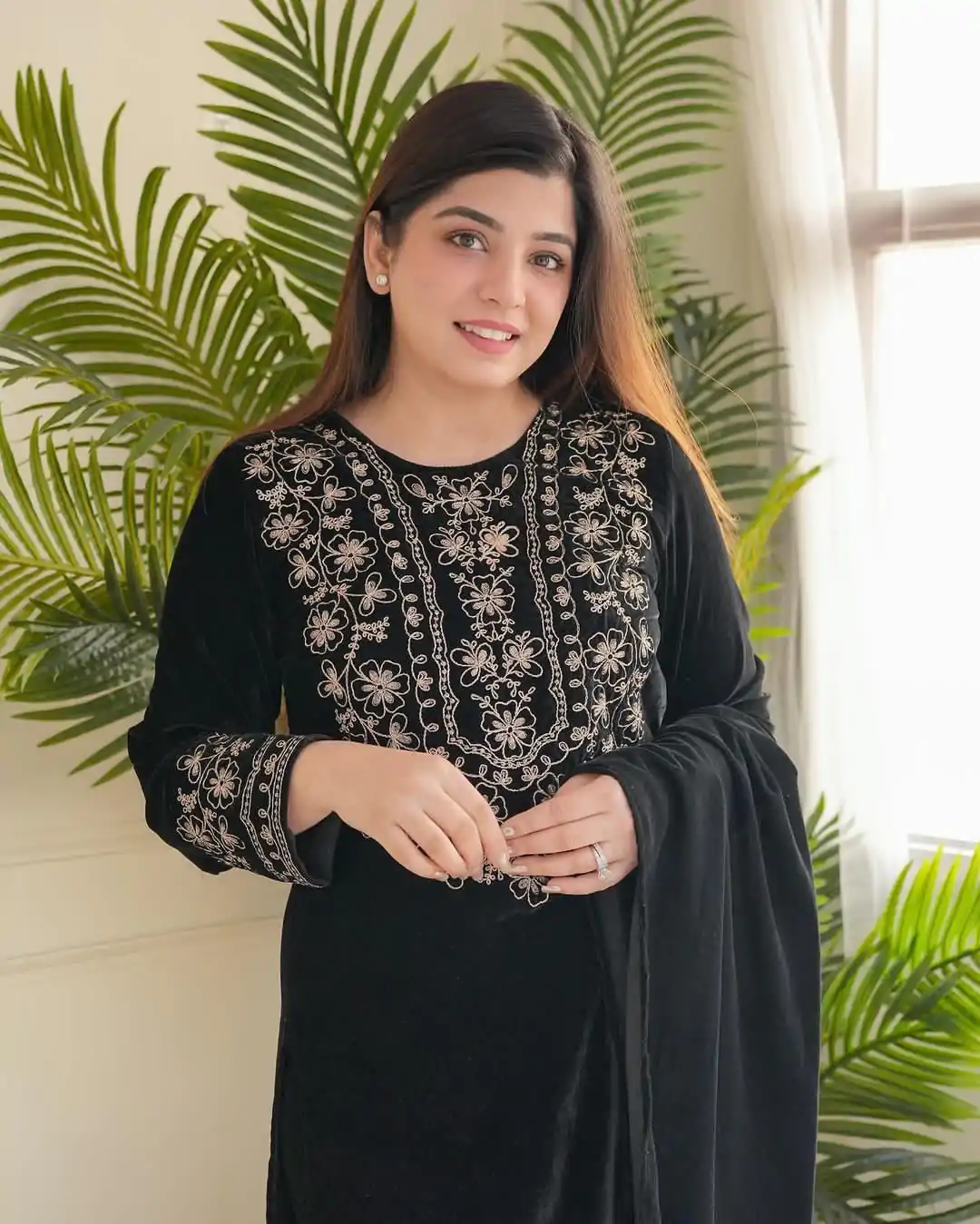 LG-1786 Black Color Viscos Velvet Embroidery Salwar Suit Paint Free Size Casual, Wedding, Festive, Events Etc. Expected Delivery 4-6 Working Days @1899/- | Salwar suit, Designer Suits, Casual Suits, Creative suits, Party Wear Suits, Patiala Suits, Straight Suits