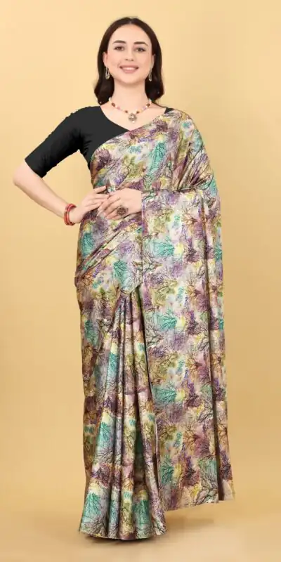 Veechis 106 Grey Color Heavy Devsena Soft Silk Beautiful Digital Printed Saree Casual, Party Festive, Events Etc. Expected Delivery 4-6 Working Days @1499/ | Sarees, Bollywood Sarees, Creative Sarees, Designer Sarees, Embroidered Sarees, Modern Digital sarees, Party Wear Sarees