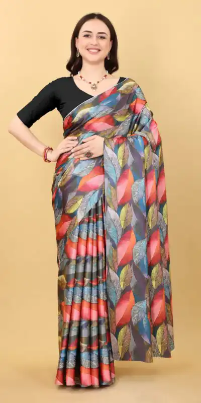 Veechis 106 Multi Color Heavy Devsena Soft Silk Beautiful Digital Printed Saree Casual, Party Festive, Events Etc. Expected Delivery 4-6 Working Days @1499/ | Sarees, Bollywood Sarees, Creative Sarees, Designer Sarees, Embroidered Sarees, Modern Digital sarees, Party Wear Sarees