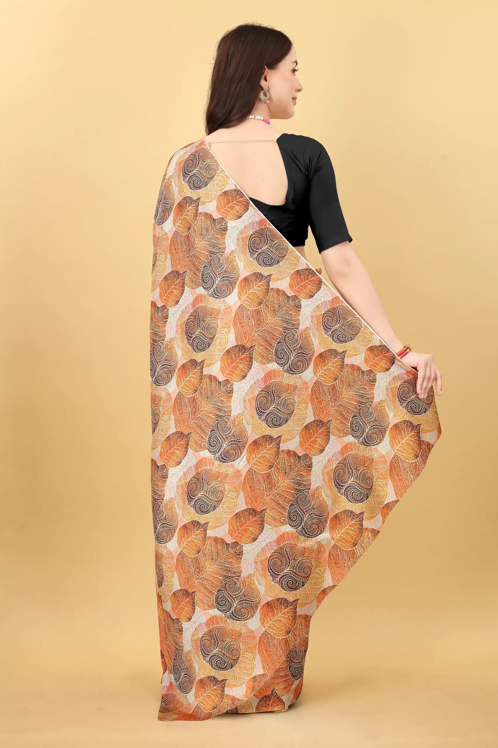 Veechis 106 Peach Color Heavy Devsena Soft Silk Beautiful Digital Printed Saree Casual, Party Festive, Events Etc. Expected Delivery 4-6 Working Days @1499/ | Sarees, Bollywood Sarees, Creative Sarees, Designer Sarees, Embroidered Sarees, Modern Digital sarees, Party Wear Sarees