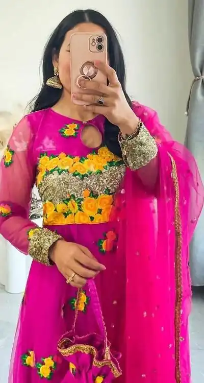 KD 1386 Pink Soft Net Thread With Sequence Salwar Suit Casual, Party, Wedding, Festive, Events Etc.  Expected Delivery  4-6 Working Days @2199/- Only | Jump Suits, Salwar suit, Designer Suits, Casual Suits, Creative suits, Palazzo Suits, Party Wear Suits, Patiala Suits, Straight Suits