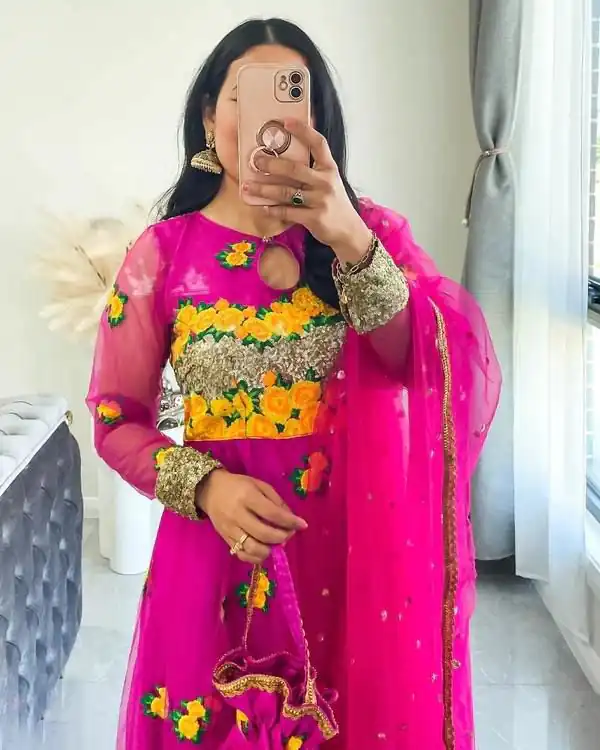 KD 1386 Pink Soft Net Thread With Sequence Salwar Suit Casual, Party, Wedding, Festive, Events Etc. Expected Delivery 4-6 Working Days @2199/- Only | Jump Suits, Salwar suit, Designer Suits, Casual Suits, Creative suits, Palazzo Suits, Party Wear Suits, Patiala Suits, Straight Suits