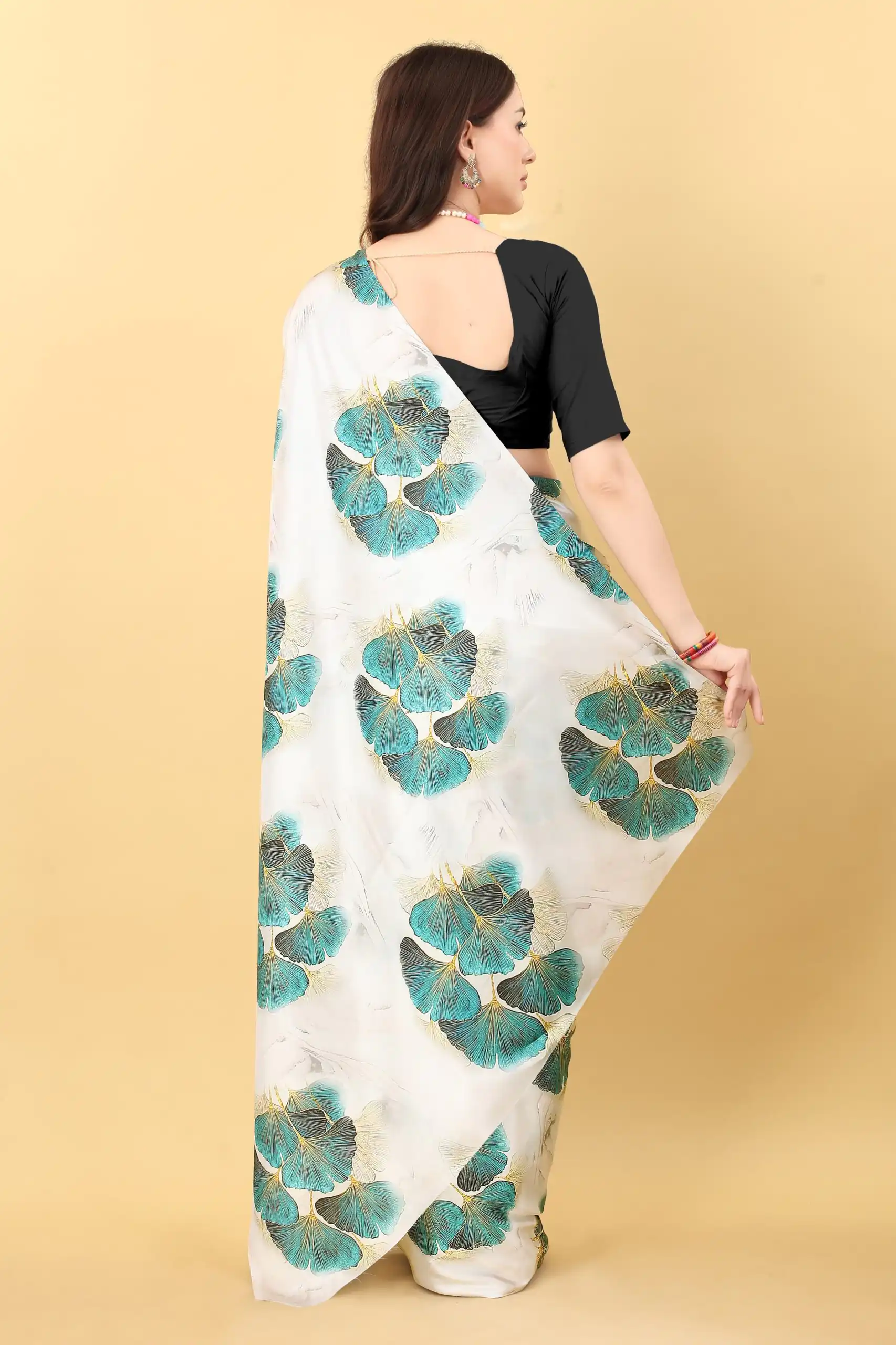 Veechis 106 White Color Heavy Devsena Soft Silk Beautiful Digital Printed Saree Casual, Party Festive, Events Etc. Expected Delivery 4-6 Working Days @1499/ | Sarees, Bollywood Sarees, Creative Sarees, Designer Sarees, Embroidered Sarees, Modern Digital sarees, Party Wear Sarees