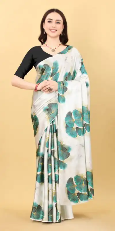 Veechis 106 White Color Heavy Devsena Soft Silk Beautiful Digital Printed Saree Casual, Party Festive, Events Etc. Expected Delivery 4-6 Working Days @1499/ | Sarees, Bollywood Sarees, Creative Sarees, Designer Sarees, Embroidered Sarees, Modern Digital sarees, Party Wear Sarees