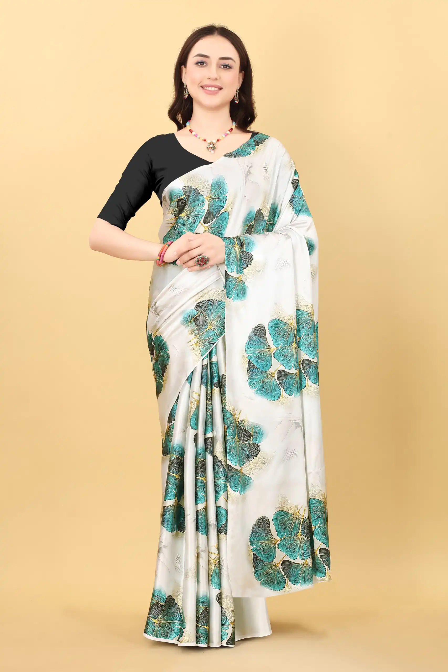 Veechis 106 White Color Heavy Devsena Soft Silk Beautiful Digital Printed Saree Casual, Party Festive, Events Etc. Expected Delivery 4-6 Working Days @1499/ | Sarees, Bollywood Sarees, Creative Sarees, Designer Sarees, Embroidered Sarees, Modern Digital sarees, Party Wear Sarees