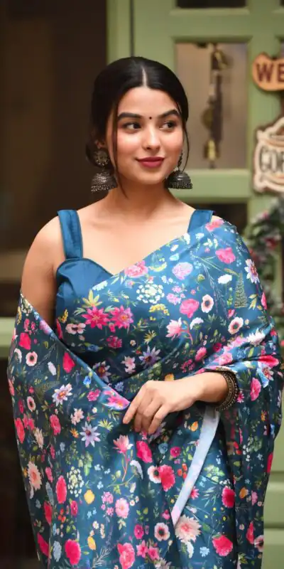 RM104 Blue Color Heavy Devsena Soft Silk Digital Printed Saree Casual, Party Wear, Wedding, Events Etc Delivery Expected.4-6 Working Days 1499/- | Sarees, Bollywood Sarees, Creative Sarees, Designer Sarees, Embroidered Sarees, Ethnic Saree, Modern Digital sarees, Party Wear Sarees