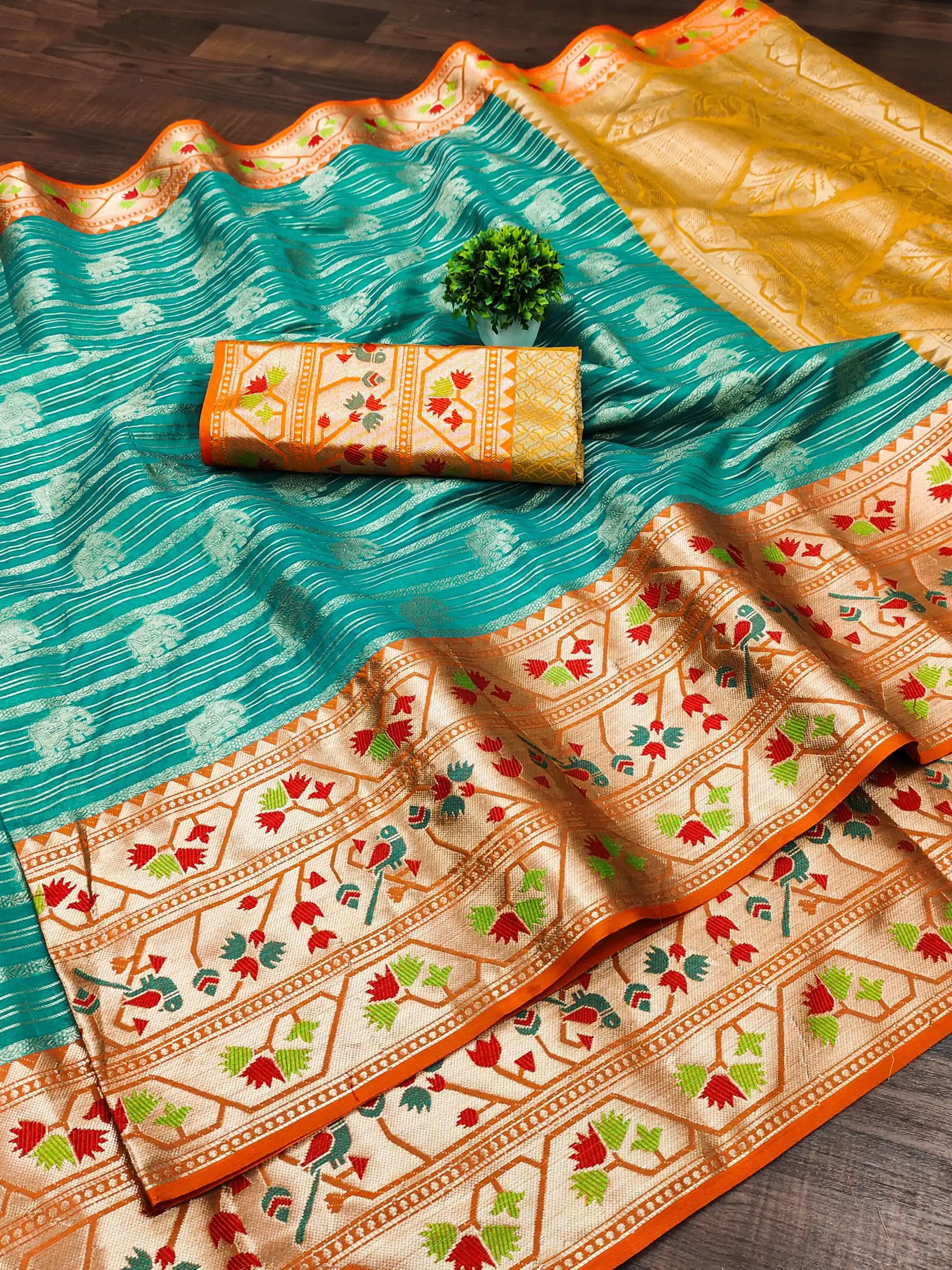 MB™️  3263 Green Color Pure Lichi Silk Gold Zari Weaving Saree Casual, Wedding, Party, Festival, Events, Etc. Expected Delivery 4-6 Working Days @1599/- | Sarees, Bollywood Sarees, Creative Sarees, Designer Sarees, Embroidered Sarees, Ethnic Saree, Modern Digital sarees, Party Wear Sarees