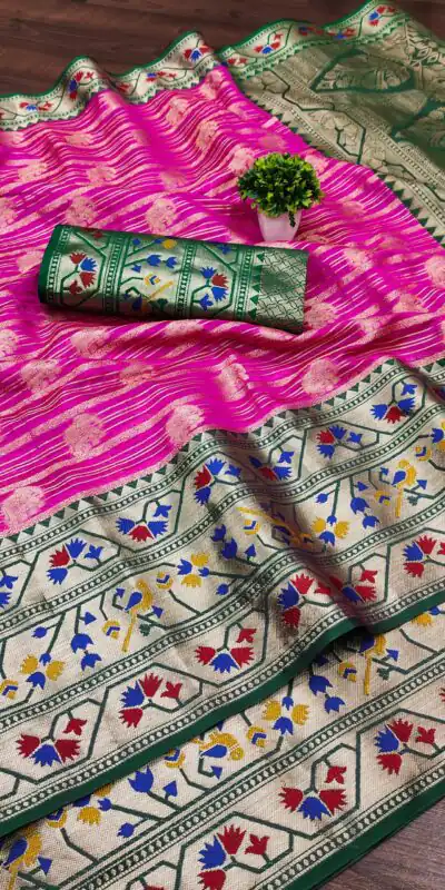 MB™️  3263 Pink Color Pure Lichi Silk Gold Zari Weaving Saree Casual, Wedding, Party, Festival, Events, Etc. Expected Delivery 4-6 Working Days @1599/- | Sarees, Bollywood Sarees, Creative Sarees, Designer Sarees, Embroidered Sarees, Ethnic Saree, Modern Digital sarees, Party Wear Sarees