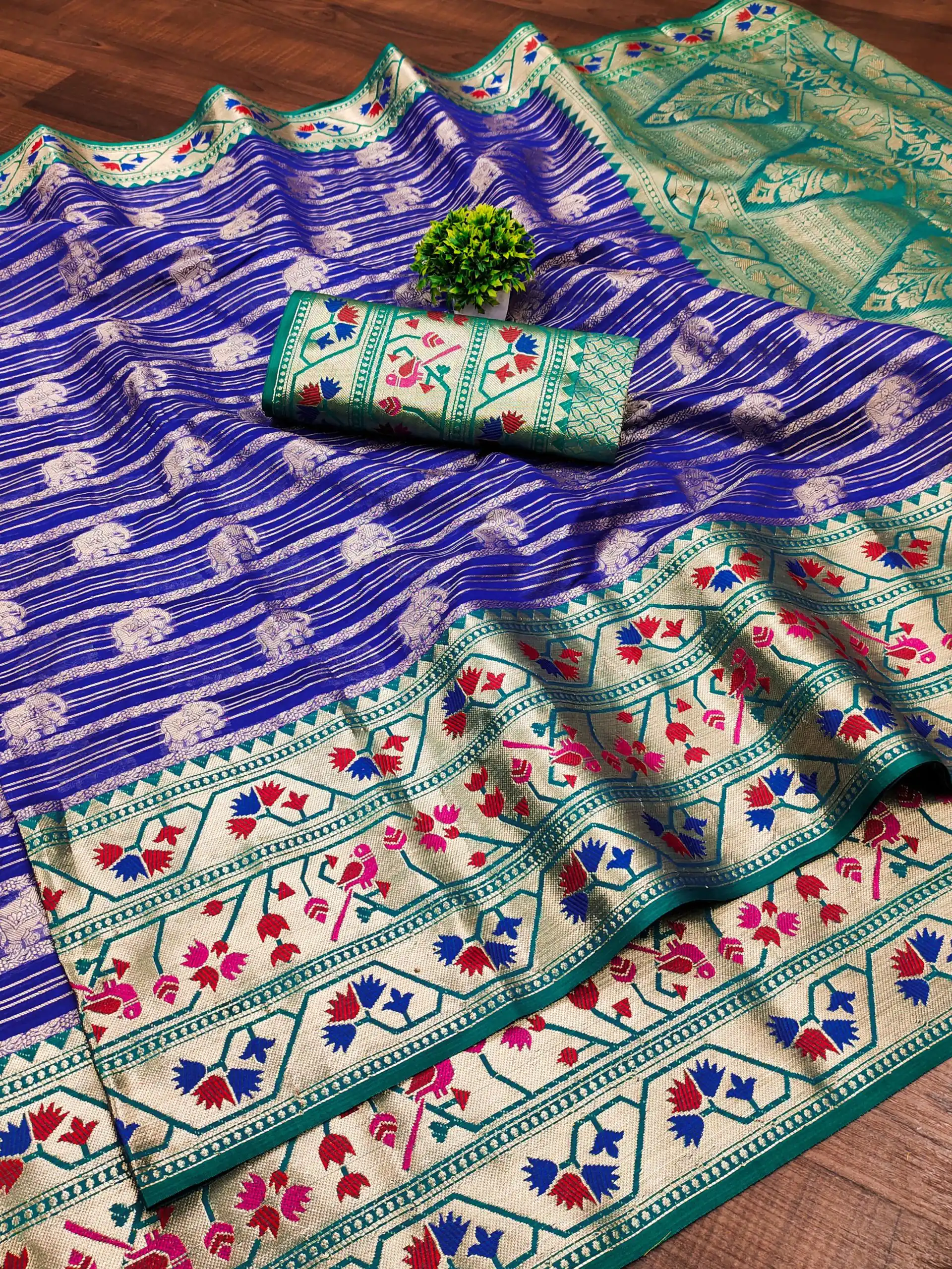 MB™️ 3263 Royal Blue Color Pure Lichi Silk Gold Zari Weaving Saree Casual, Wedding, Party, Festival, Events, Etc. Expected Delivery 4-6 Working Days @1599/- | Sarees, Bollywood Sarees, Creative Sarees, Designer Sarees, Embroidered Sarees, Ethnic Saree, Modern Digital sarees, Party Wear Sarees